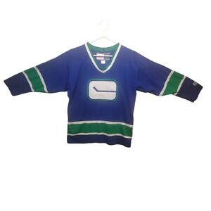 Vancouver Canucks Hockey Jersey CCM Size Youth Large XL NHL Authentic Licensed